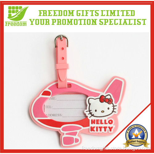 Fashion PVC Soft Luggage Tag (FREEDOM-LT002)